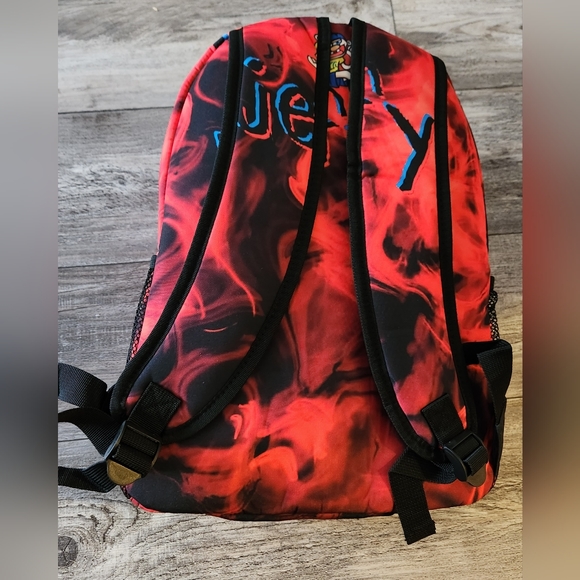 Woodyotime Sml Jeffy Fashionable Unisex Backpack-Red - Picture 8 of 10